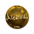 Sticker | Aleksib (Gold) | Katowice 2019