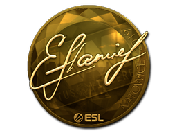 Sticker | flamie (Gold) | Katowice 2019