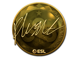 Sticker | flusha (Gold) | Katowice 2019