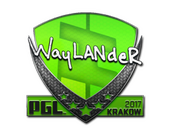 Sticker | wayLander | Krakow 2017