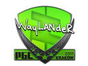 Sticker | wayLander | Krakow 2017/20fx20