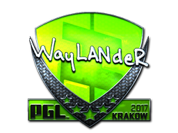 Sticker | wayLander (Foil) | Krakow 2017