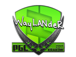 Sticker | wayLander | Krakow 2017