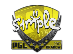 Aufkleber | s1mple | Krakau 2017