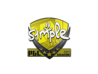 Sticker | s1mple | Krakow 2017