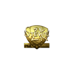 free csgo skin Sticker | Stewie2K (Gold) | Krakow 2017