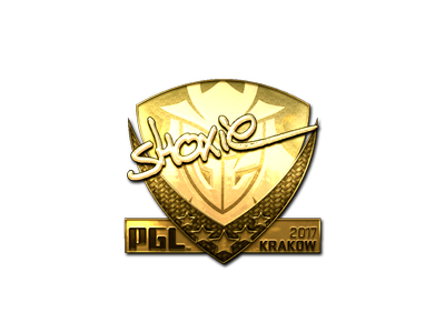 Sticker | shox (Gold) | Krakow 2017