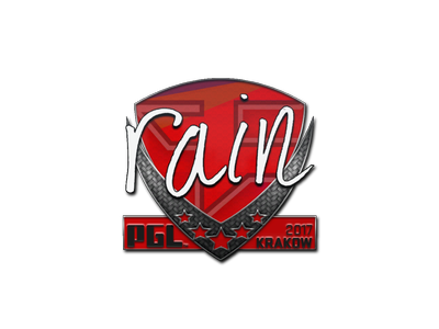 Pegatina | rain | Cracovia 2017