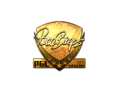 Sticker | pashaBiceps (Gold) | Krakow 2017