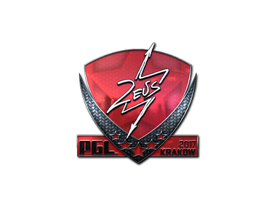 Sticker | Zeus (Foil) | Krakow 2017