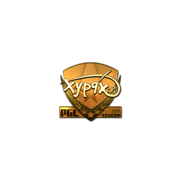 Sticker | Xyp9x (Gold) | Krakow 2017