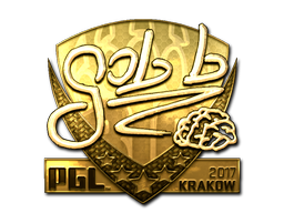 Sticker | gob b (Gold) | Krakow 2017