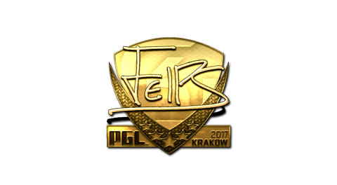 Sticker | felps (Gold) | Krakow 2017