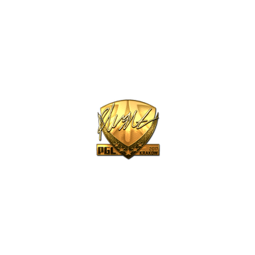 Sticker | flusha (Gold) | Krakow 2017