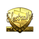 Sticker | electronic (Gold) | Krakow 2017