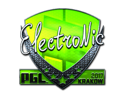 스티커 | electronic (Foil) | Krakow 2017