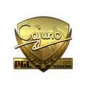 Sticker | cajunb (Gold) | Krakow 2017