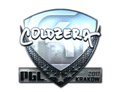 Наклейка | coldzera (металлическая) | Краков-2017