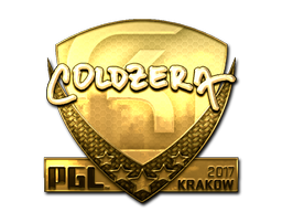 Sticker | coldzera (Gold) | Krakow 2017 image