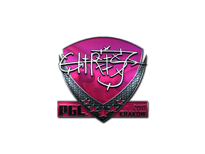 Sticker | chrisJ (Foil) | Krakow 2017