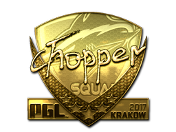 Sticker | chopper (Gold) | Krakow 2017