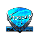 Sticker | chopper (Foil) | Krakow 2017