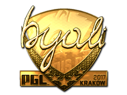 Primary image of skin Sticker | byali (Gold) | Krakow 2017