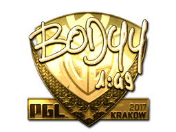 Sticker | bodyy (Gold) | Krakow 2017