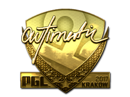 Sticker | autimatic (Gold) | Krakow 2017