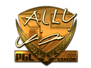 Sticker | allu (Gold) | Krakow 2017