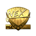 Sticker | nex (Gold) | Krakow 2017