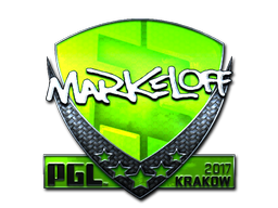 Sticker | markeloff (Foil) | Krakow 2017/20fx20