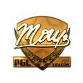 Sticker | mou (Gold) | Krakow 2017