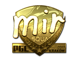 Sticker | mir (Gold) | Krakow 2017