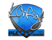 Наклейка | k0nfig | Краков-2017