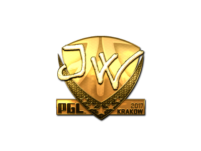 Наліпка | JW (золота) | Краків 2017