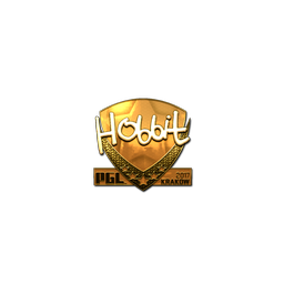 Sticker | Hobbit (Gold) | Krakow 2017