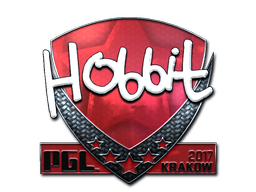 Naklejka | Hobbit (foliowana) | Kraków 2017