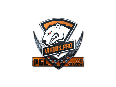 Aufkleber | Virtus.pro (Glanz) | Krakau 2017