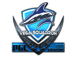 Наліпка | Vega Squadron (лискуча) | Краків 2017