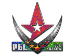 Naklejka | Astralis (hologramowa) | Kraków 2017