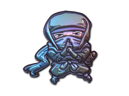 Sticker | Ninja silencieux (premium)