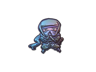 Çıkartma | Sessiz Ninja (Parlak)