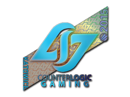 Naklejka | Counter Logic Gaming (hologramowa) | Katowice 2015