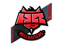 Наклейка | HellRaisers (металлическая) | Катовице 2015