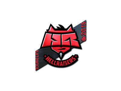 Наклейка | HellRaisers (металлическая) | Катовице-2015