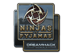 Ninjas in Pyjamas (металлическая) | DreamHack 2014