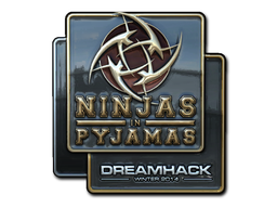 Sticker | Ninjas in Pyjamas (Foil) | DreamHack 2014 image