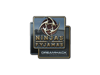 Sticker | Ninjas in Pyjamas (Foil) | DreamHack 2014