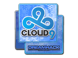 Naklejka | Cloud9 (hologramowa) | DreamHack 2014